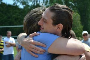 Matt and Lori at Matt's Baptism